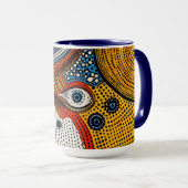 Pop Art Color Splash Combo マグカップ (正面右)