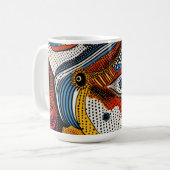 Pop Art Color Splash Mug コーヒーマグカップ (正面左)