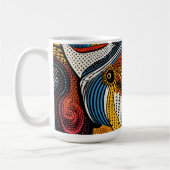 Pop Art Color Splash Mug コーヒーマグカップ (左)