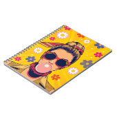  Pop Art Colorido  Arte Moderna Vibrante  ノートブック (左側)