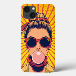  Pop Art Colorido  Arte Moderna Vibrante  iPhone 13ケース