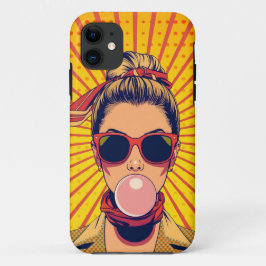  Pop Art Colorido  Arte Moderna Vibrante  iPhone 11 ケース