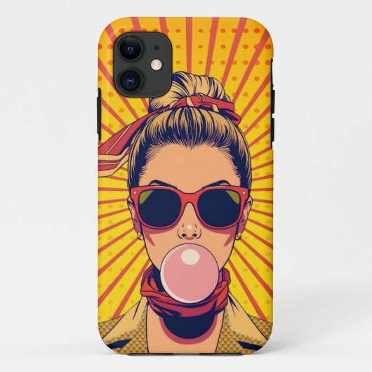 Pop Art Colorido Arte Moderna Vibrante Case-Mate iPhoneケース (裏面)