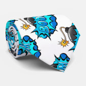 Pop Art Comic Style Bomb Boom! ネクタイ (ロール)