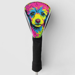 POP ART DOG - トイプードル犬 No.2 ゴルフヘッドカバー
