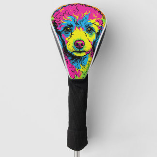 POP ART DOG - トイプードル犬 No.2 ゴルフヘッドカバー