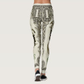Pop Art Dollar Leggings Vintage Glam レギンス (裏面)
