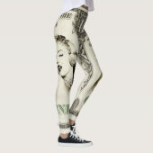 Pop Art Dollar Leggings Vintage Glam レギンス (右)