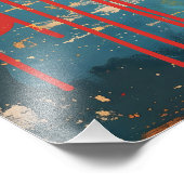 Pop Art Dulce: Helado de Corazones フォトプリント (角)