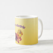 Pop Art Electric Poodle Dog Coffee Mug コーヒーマグカップ (正面右)