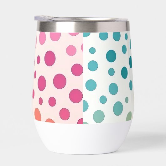 Pop Art Energy Dots Colorful Gradient (右面)