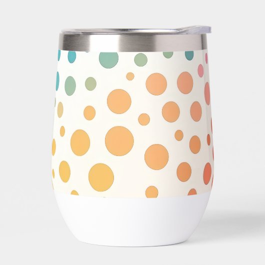 Pop Art Energy Dots Colorful Gradient (左面)