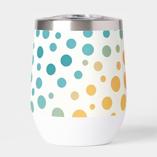 Pop Art Energy Dots Colorful Gradient (正面)