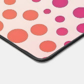 Pop Art Energy Dots Colorful Gradient デスクマット (コーナー)