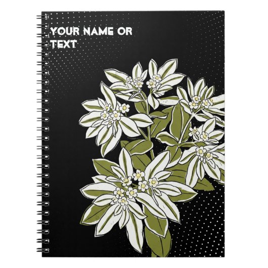 Pop Art Euphorbia 'Snow-on-the-Mountain Paradox ノートブック (正面)