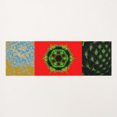 Pop Art Faces – Neon Yoga Mat ヨガマット (裏面(横))