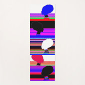Pop Art Faces – Neon Yoga Mat ヨガマット (正面)