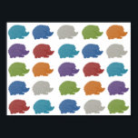 Pop Art Hedgehog ポスター<br><div class="desc">Adapted from an image by myself</div>