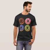Pop Art Iced Donuts Kawaii T-Shirt Tシャツ (正面フル)