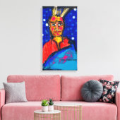 Pop Art Indian #1 キャンバスプリント (インサイチュ (リビング))