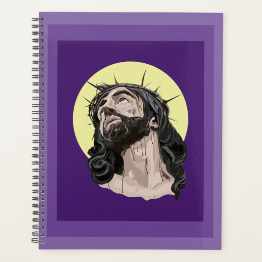 Pop Art Jesus Christ Custom Planner - Agenda Crist プランナー手帳 (正面)