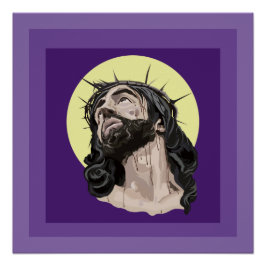 Pop Art Jesus Christ Glossy Poster - Cuadro Cristo ポスター