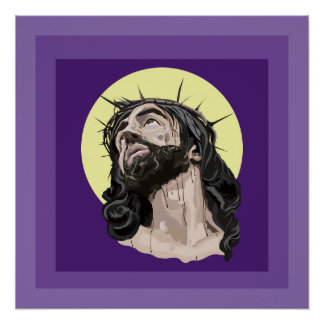 Pop Art Jesus Christ Glossy Poster - Cuadro Cristo ポスター