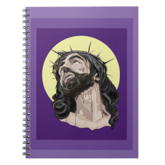 Pop Art Jesus Christ Spiral Notebook - Libreta Cri ノートブック