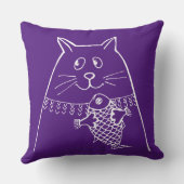 Pop Art Kitty クッション (裏面)