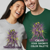 Pop Art Love Transcends Form Cyberpunk Couple Grap Tシャツ