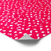 Pop Art LOVE Typography Abstract Valentine design  ポスター (角)