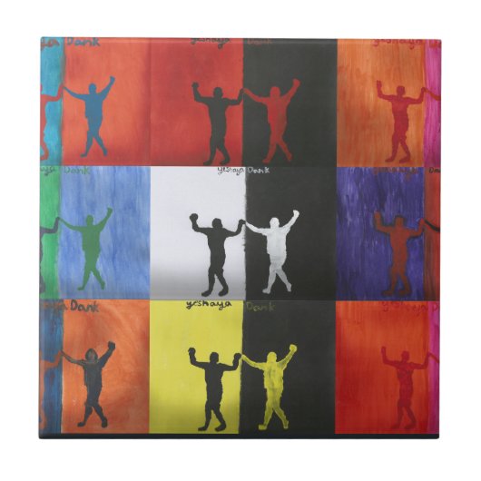 Pop art no.1 by Yeshaya Dank -  タイル (正面)