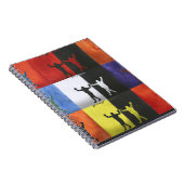 Pop art no.1 by Yeshaya Dank -  ノートブック (右側)