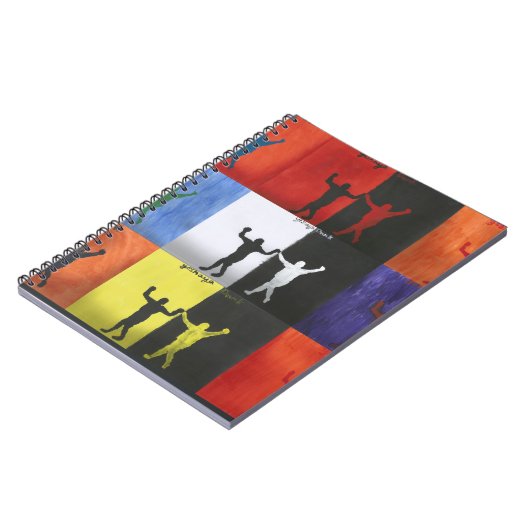 Pop art no.1 by Yeshaya Dank -  ノートブック (左側)