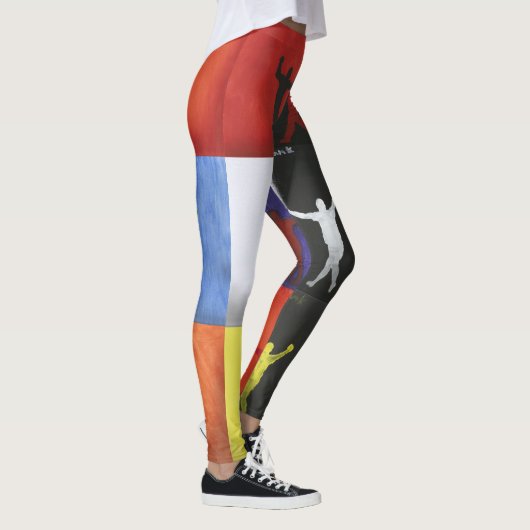 Pop art no.1 by Yeshaya Dank - レギンス (右)