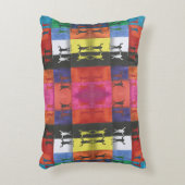 Pop art no.1 by Yeshaya Dank - unity & harmony アクセントクッション (正面(垂直))