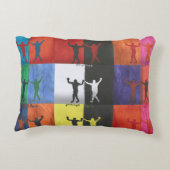 Pop art no.1 by Yeshaya Dank - unity & harmony アクセントクッション (裏面)