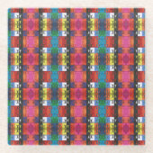 Pop art no.1 by Yeshaya Dank - unity & harmony ガラスコースター (正面)