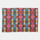 Pop art no.1 by Yeshaya Dank - unity & harmony キッチンタオル (横)