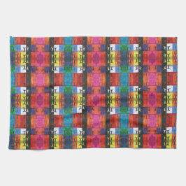 Pop art no.1 by Yeshaya Dank - unity & harmony キッチンタオル