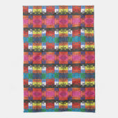 Pop art no.1 by Yeshaya Dank - unity & harmony キッチンタオル (縦)