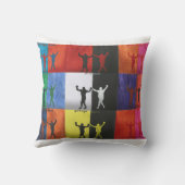 Pop art no.1 by Yeshaya Dank - unity & harmony クッション (裏面)