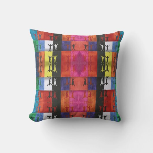 Pop art no.1 by Yeshaya Dank - unity & harmony クッション (正面)