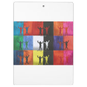 Pop art no.1 by Yeshaya Dank - unity & harmony クリップボード (裏面)