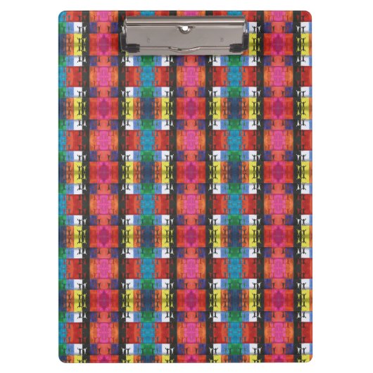 Pop art no.1 by Yeshaya Dank - unity & harmony クリップボード (正面)