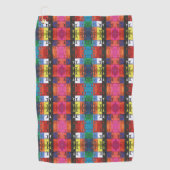 Pop art no.1 by Yeshaya Dank - unity & harmony ゴルフタオル (正面)