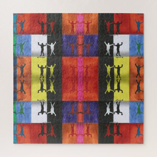 Pop art no.1 by Yeshaya Dank - unity & harmony ジグソーパズル (縦)