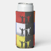 Pop art no.1 by Yeshaya Dank - unity & harmony スリム缶クーラー (Seltzer裏面)