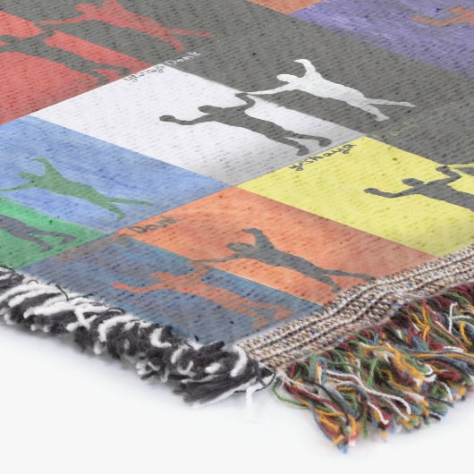 Pop art no.1 by Yeshaya Dank - unity & harmony スローブランケット (コーナー)