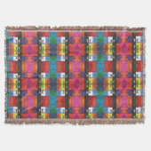 Pop art no.1 by Yeshaya Dank - unity & harmony スローブランケット (正面)